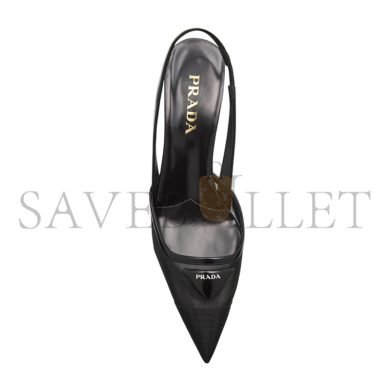 Pra*a rete nylon mesh slingback pumps 1i891n